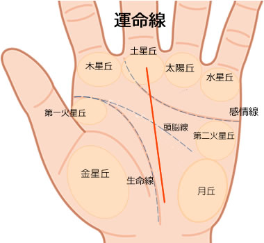 手相占い 運命線の見方24選 長い 短い 途切れ 枝分かれの意味とは Lumy